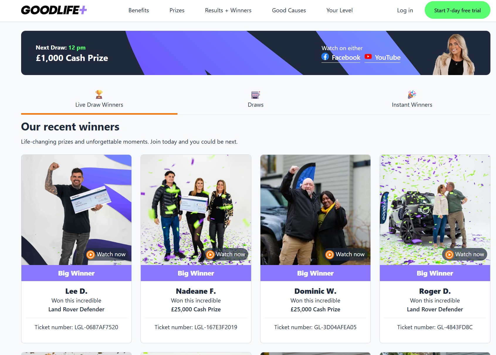 Good Life Plus Review Update 2025 -Recent Winners