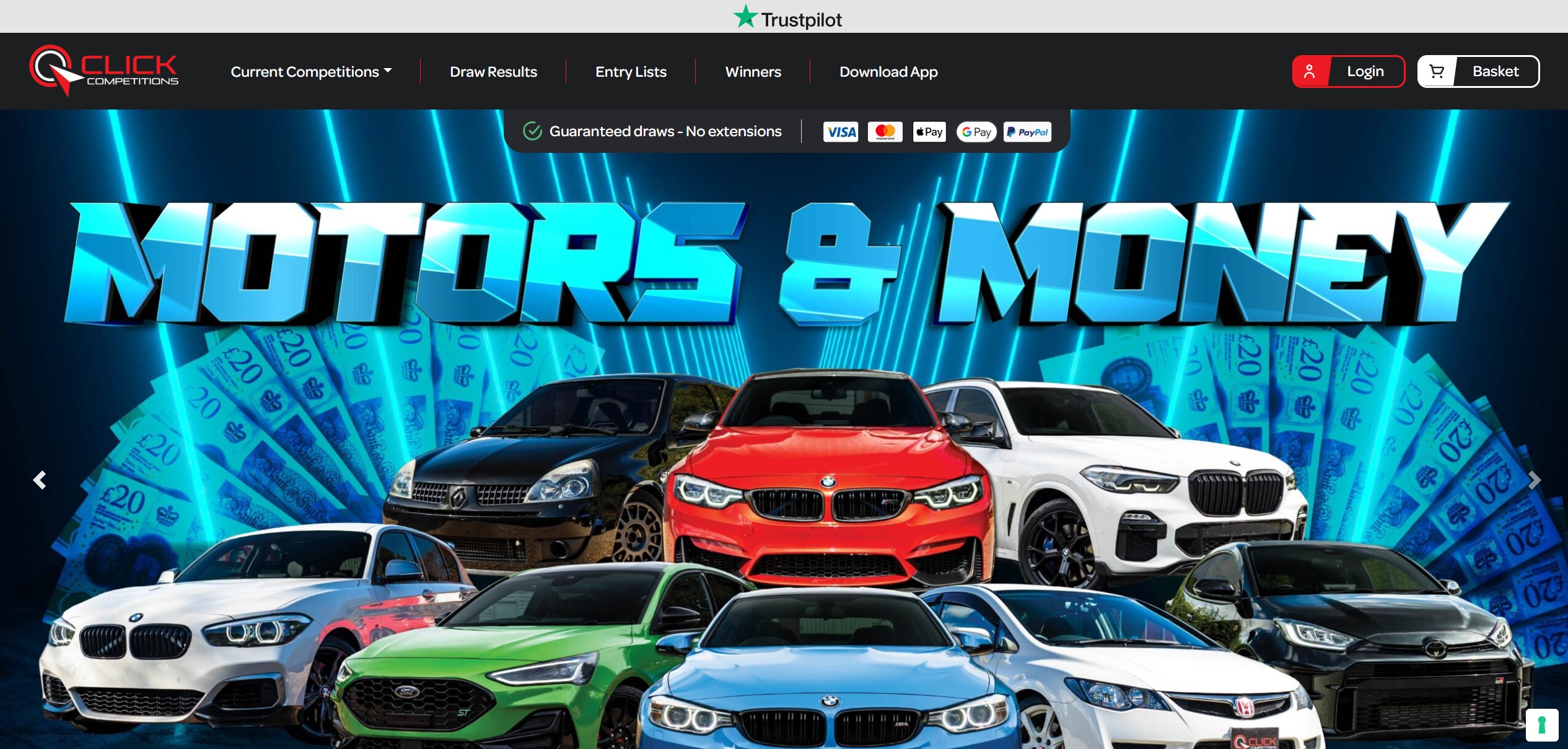 Click Competitions Review - Instant Comp Promo