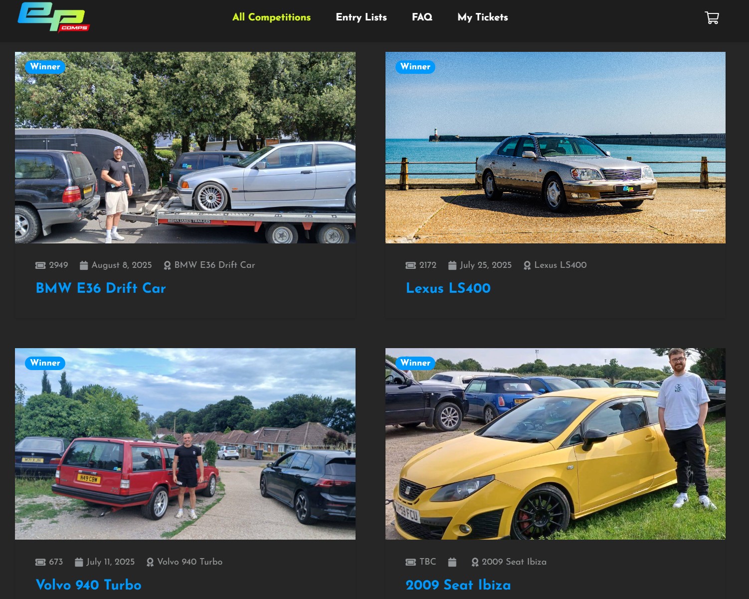 EP Comps Review - Previous Winners